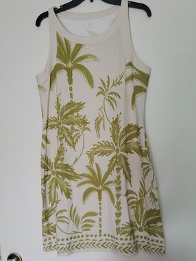 Spartina 449 Cream Tank Top with Gold Logo